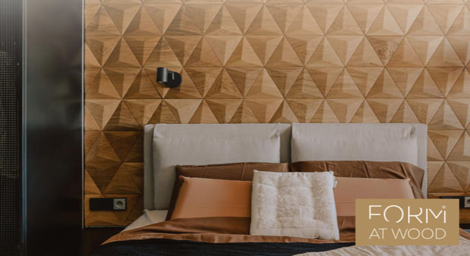 Form at Wood Blanco dormitorio estilo moderno