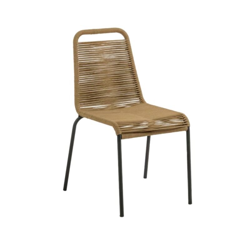 Silla exterior apilable Lambton