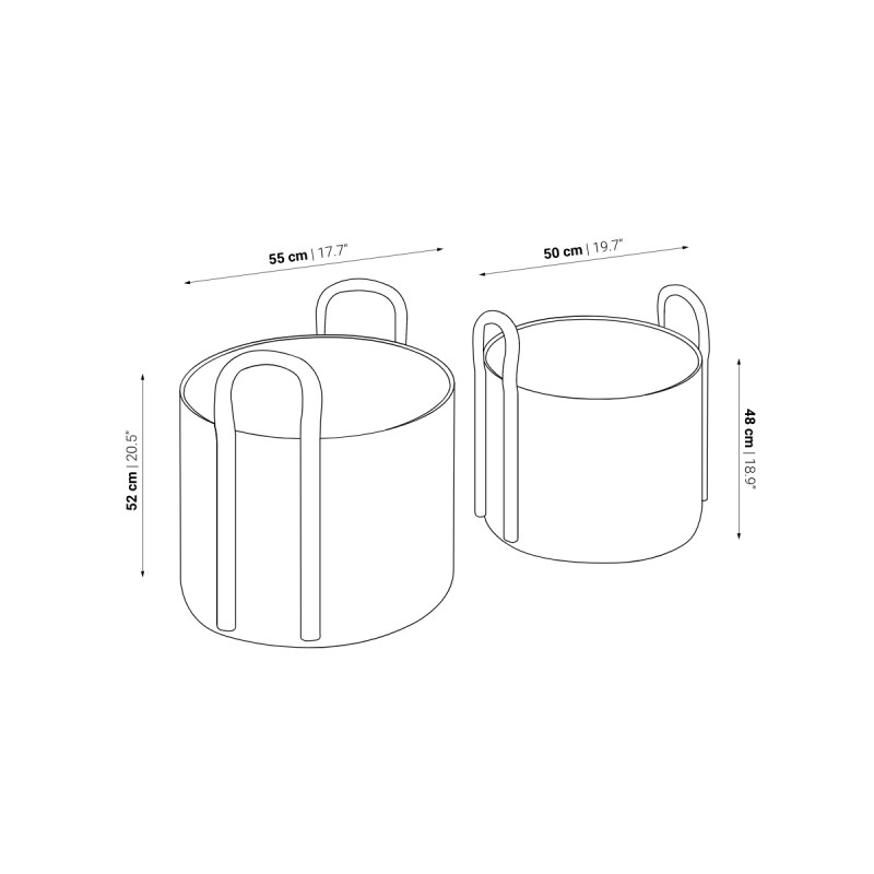 Set Canasta Asba Round - Dareels