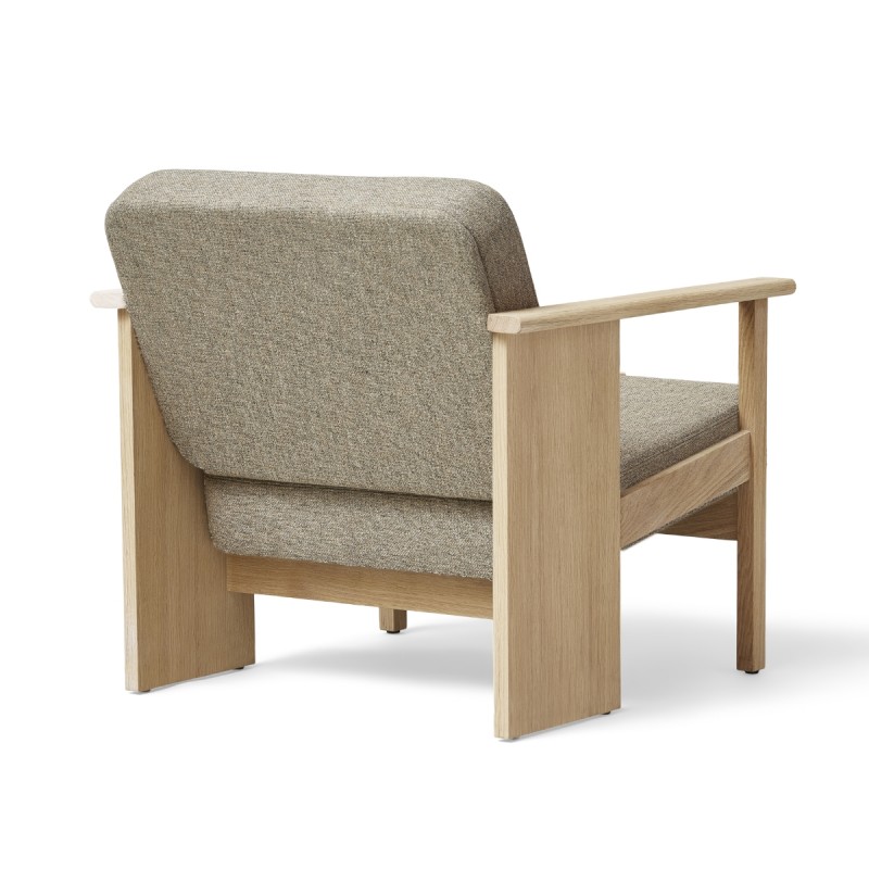  Sillón Block Roble blanco Hallingdal 65 - Form & Refine