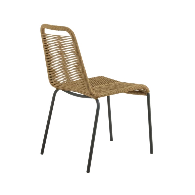 Silla exterior apilable Lambton