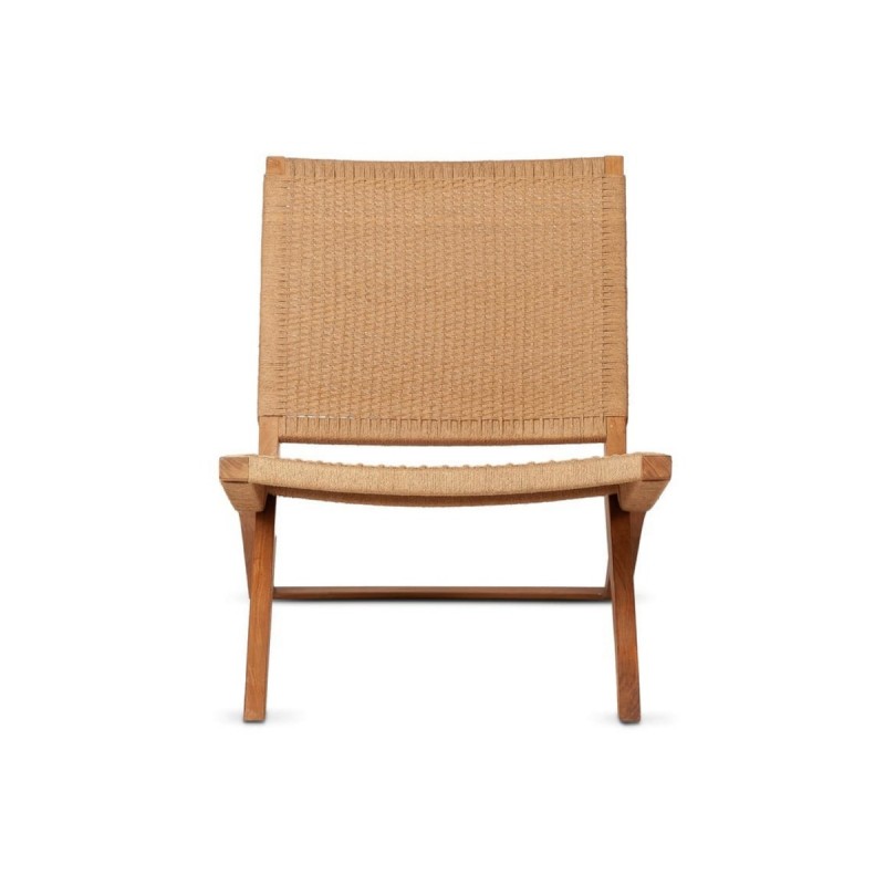 Silla lounge madera teca Lawit - Dareels