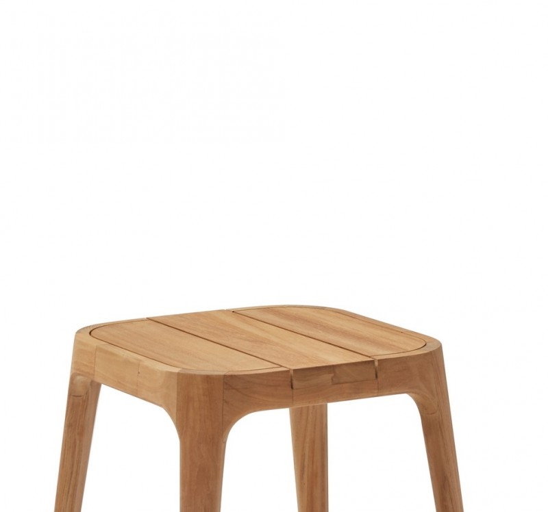 Mesa auxiliar Paralel madera teca – Point