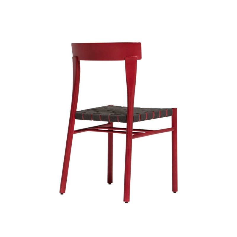 Silla comedor Remo roja - Lagranja