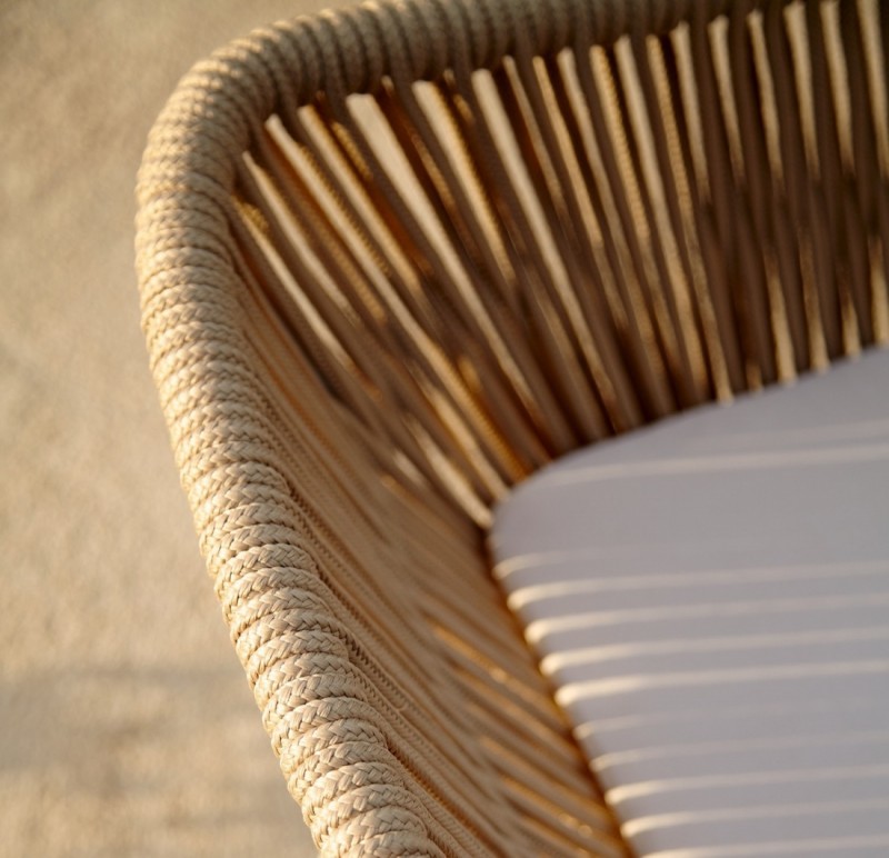 Silla exterior respaldo alto Weave - Point