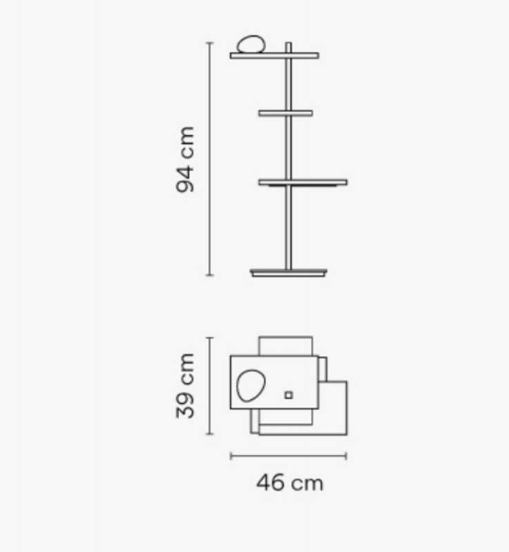 Lámpara de pie Suite - Vibia