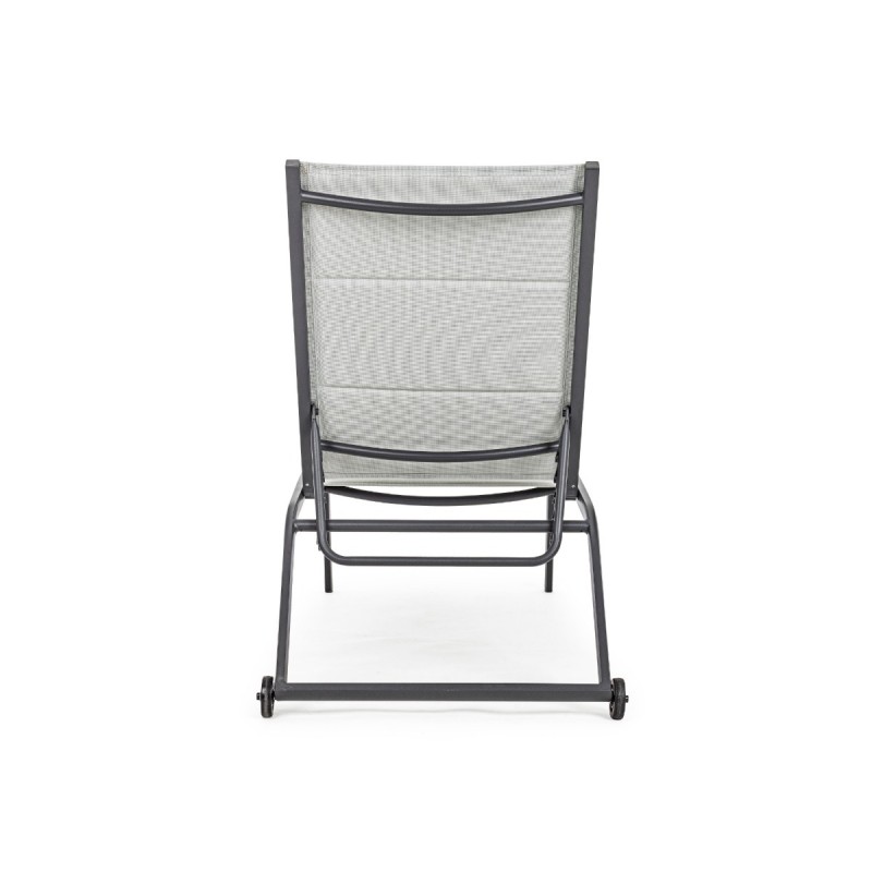 Tumbona exterior ruedas Cleopas | Reclinable 