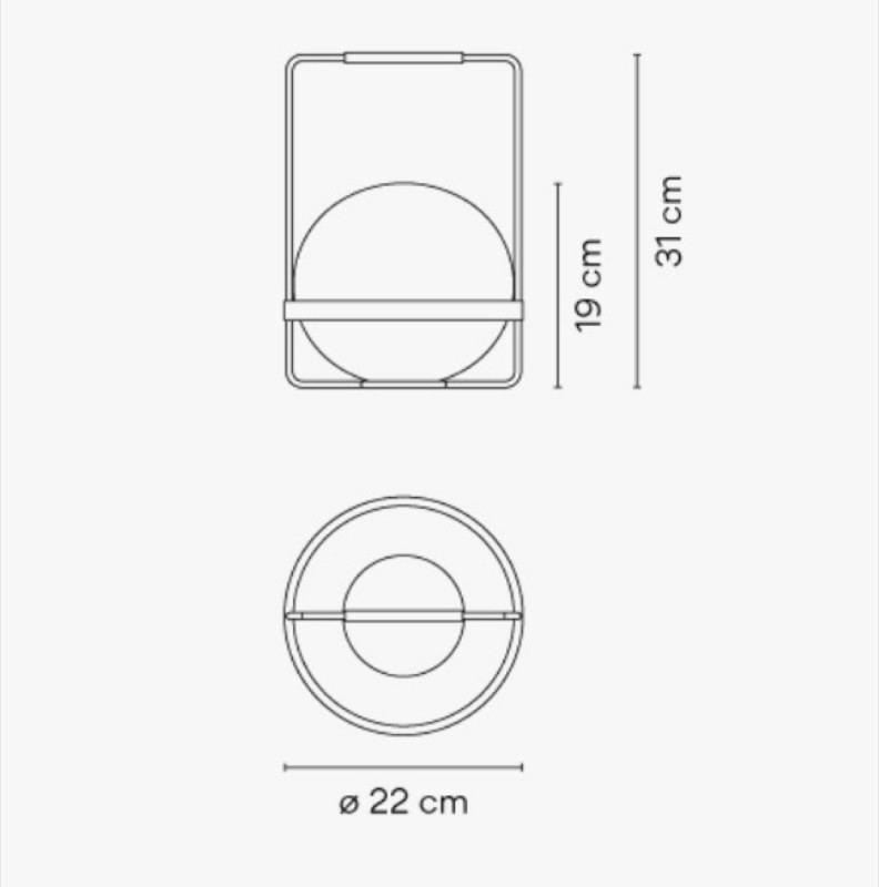 Lámpara de mesa Palma - Vibia