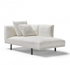 Chaise Longue blanco izquierdo Long Island - Point