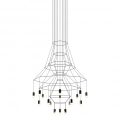 Lámpara de techo Wireflow Chandelier - Vibia