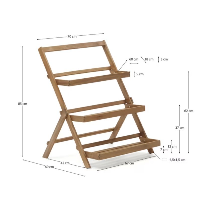 Estantería plegable de exterior Victora