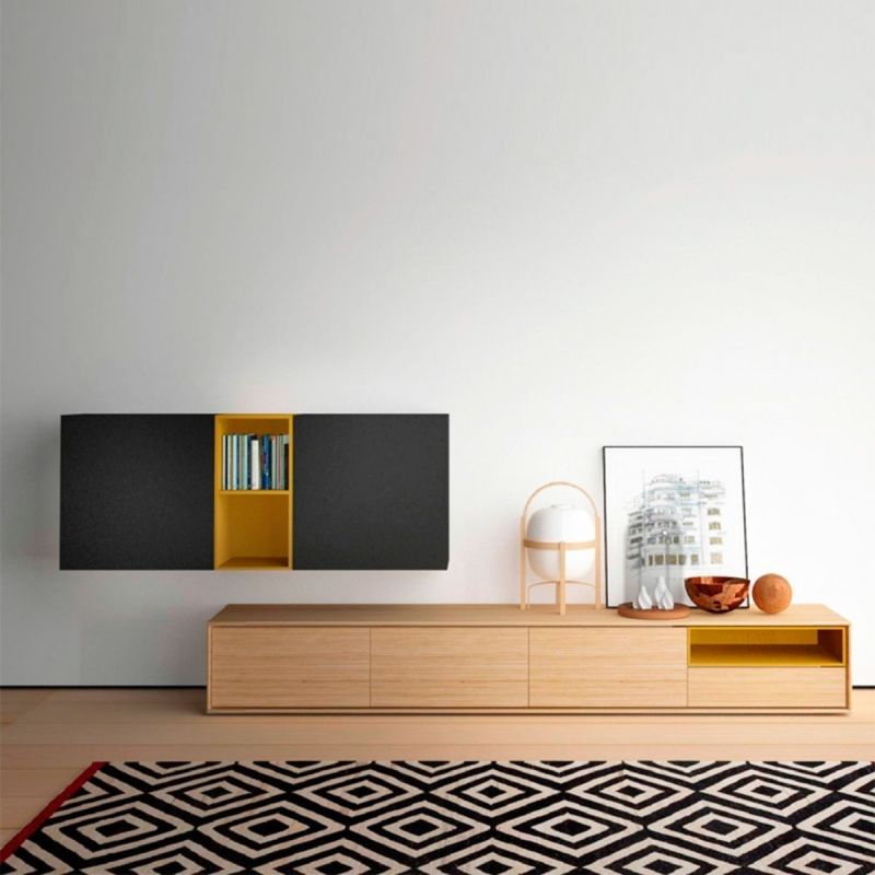 Mueble TV Aura con Estantería A1-2 - Treku