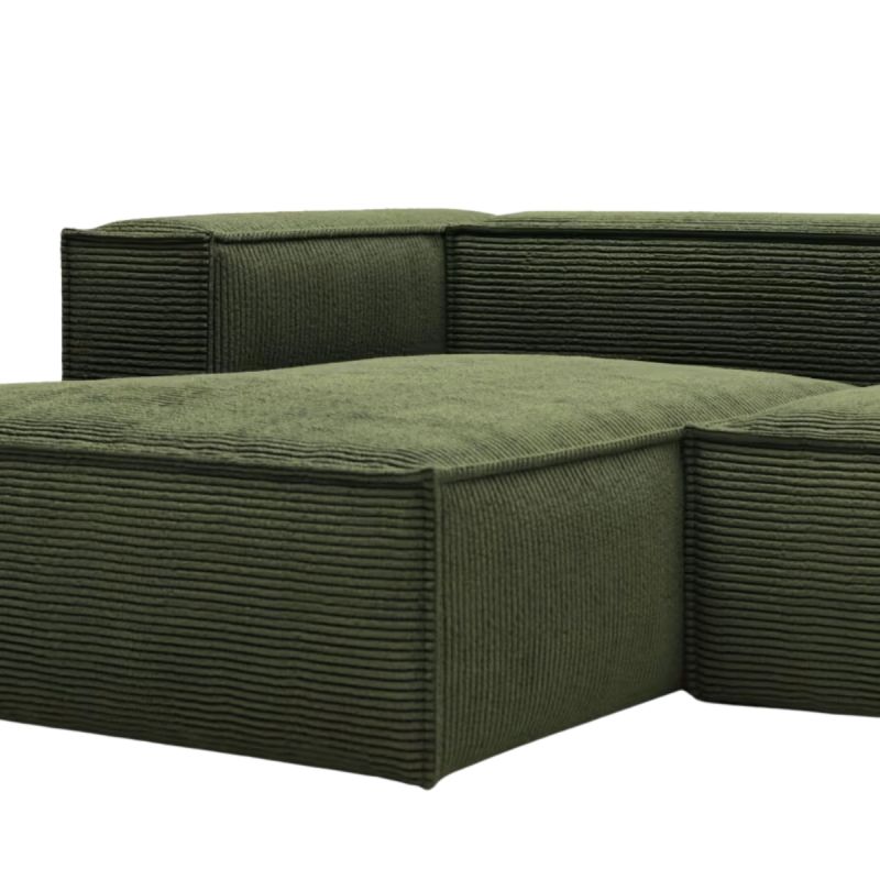 Sofá 4 Blok chaise longue izquierdo pana