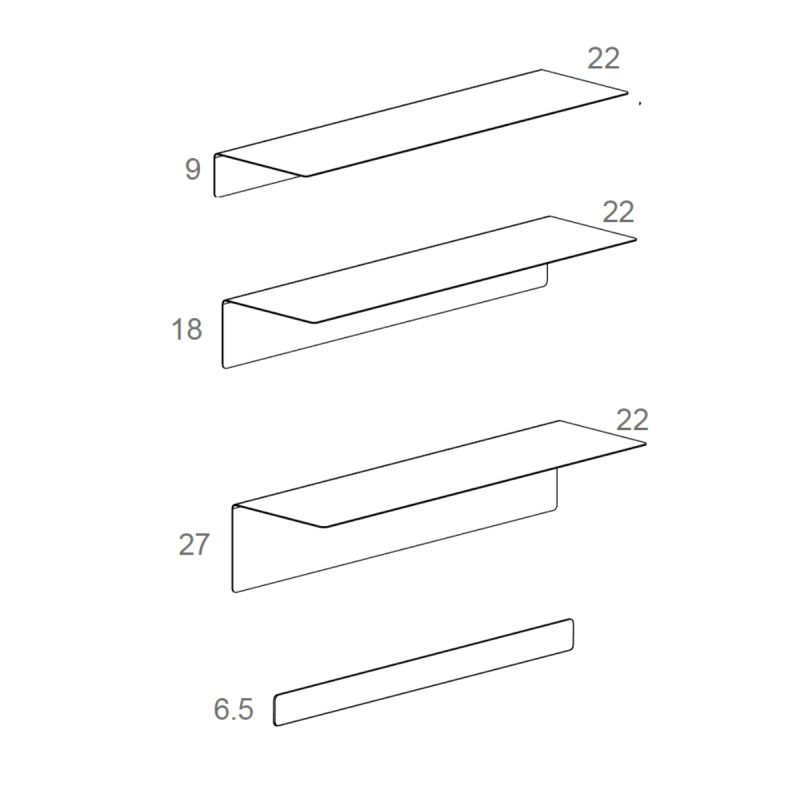 Estante invertido Zin 9 - Treku