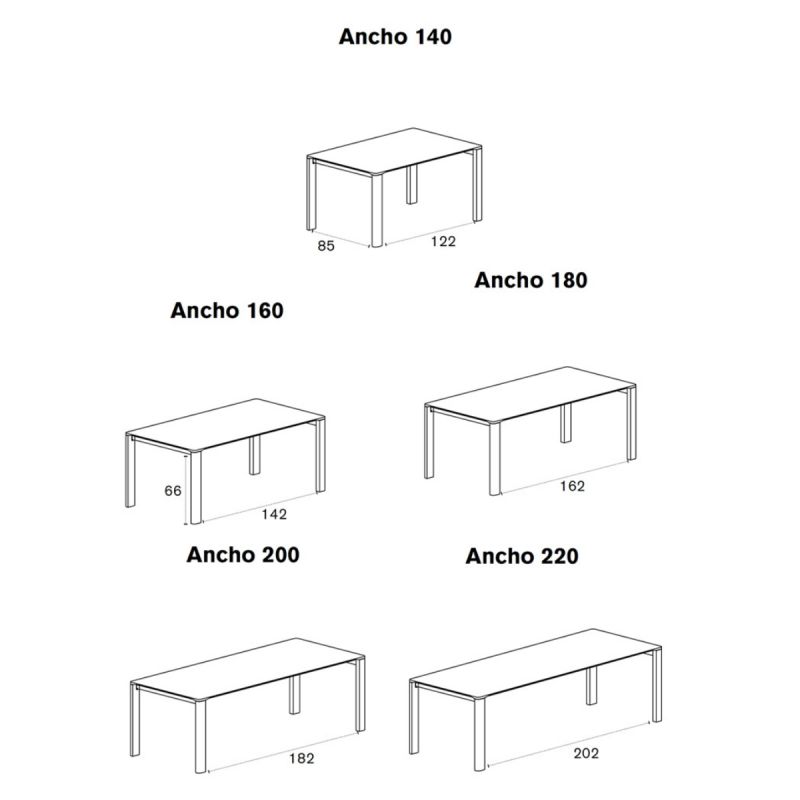 Mesa Sendo fija - Treku