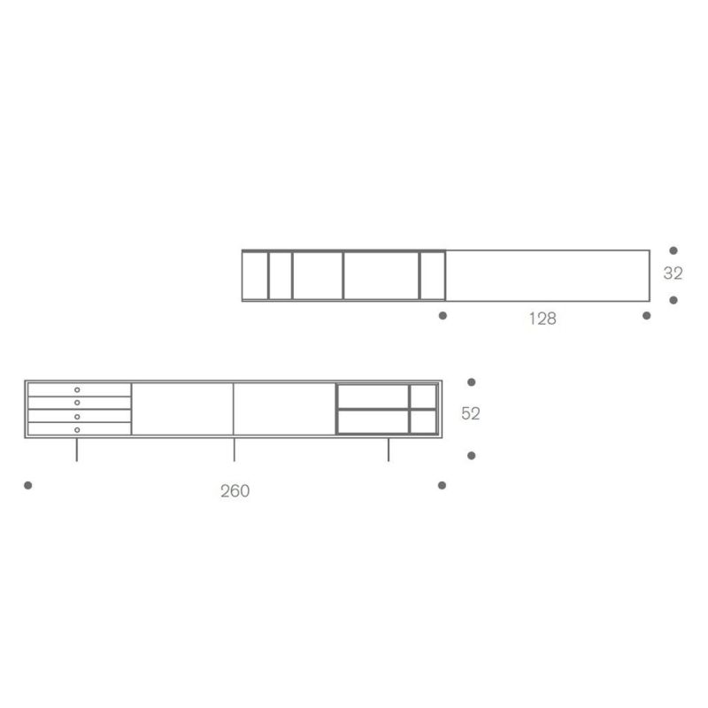 Mueble de TV Aura A1 - Treku