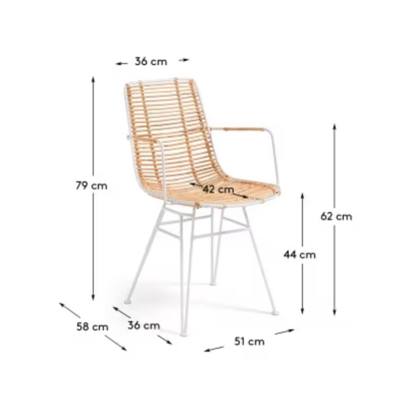 Silla Tishana con brazos