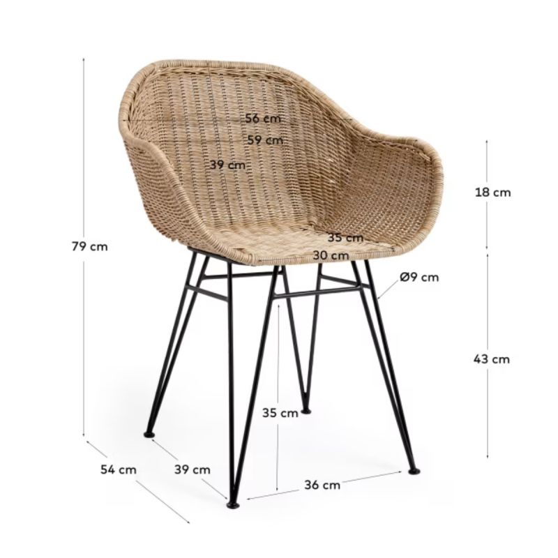 Silla de exterior Chart 