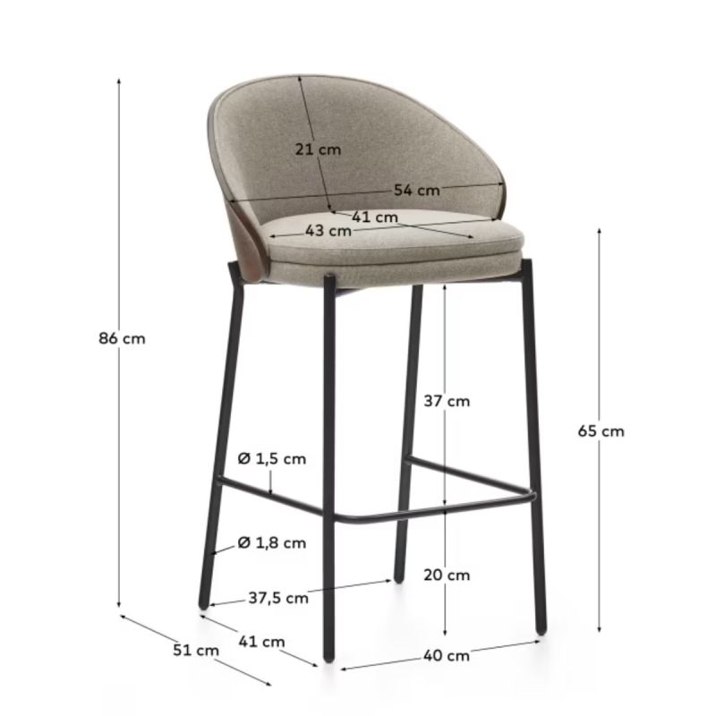 Taburete Eamy 65