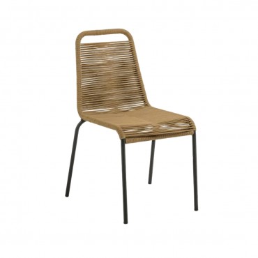 Silla exterior apilable Lambton