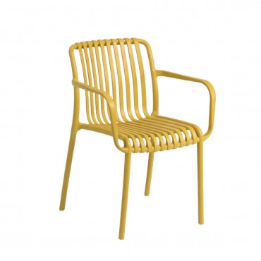 Silla exterior apilable Isabellini