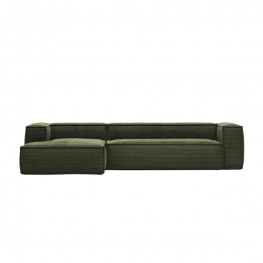 Sofá 4 Blok chaise longue izquierdo pana