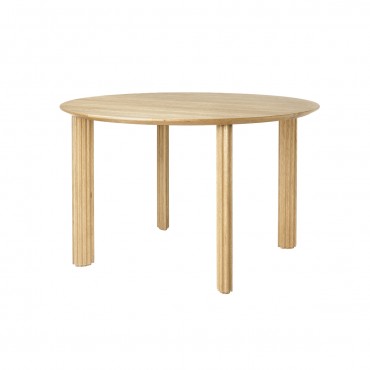 Mesa comedor Comfort Circle pata ondulada - Umage