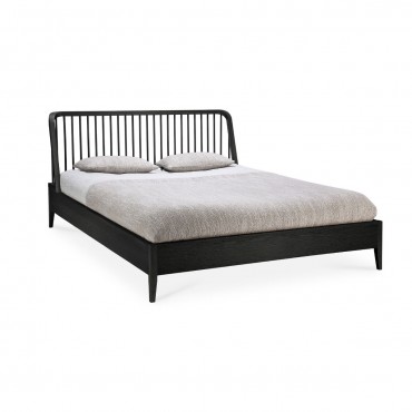 Cama Spindle negra - Ethnicraft