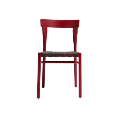 Silla comedor Remo roja - Lagranja