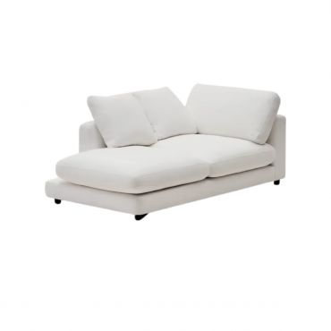 Chaise longue Gala izquierdo-Blanco