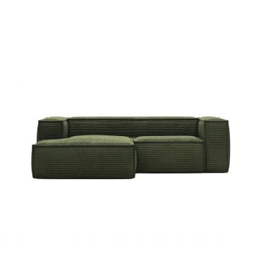 Sofa 2 Blok chaise longue izquierdo-Verde