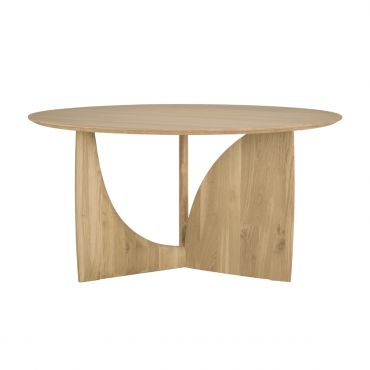 Mesa Geometric redonda - Ethnicraft-Natural