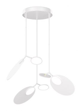 Lámpara de techo Ballon 3 unidades blanco – Tunto
